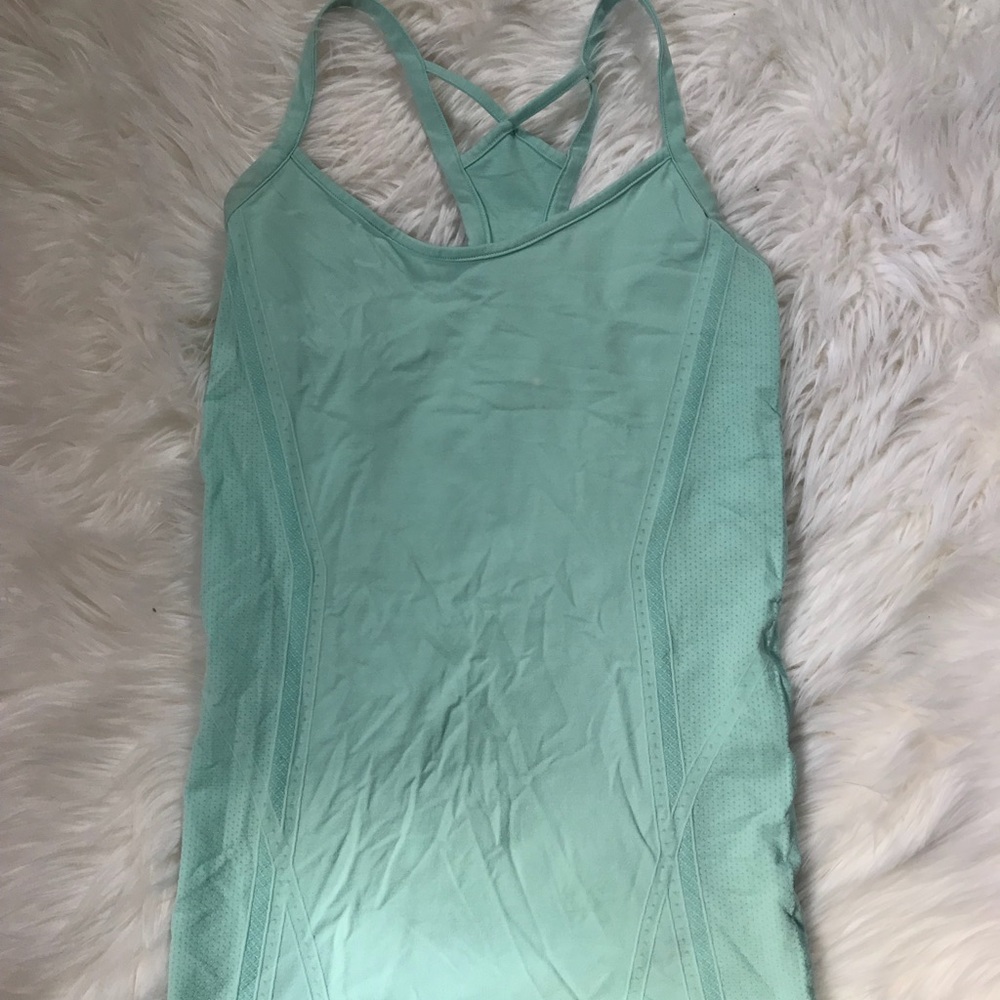 Mint dri fit material workout tank